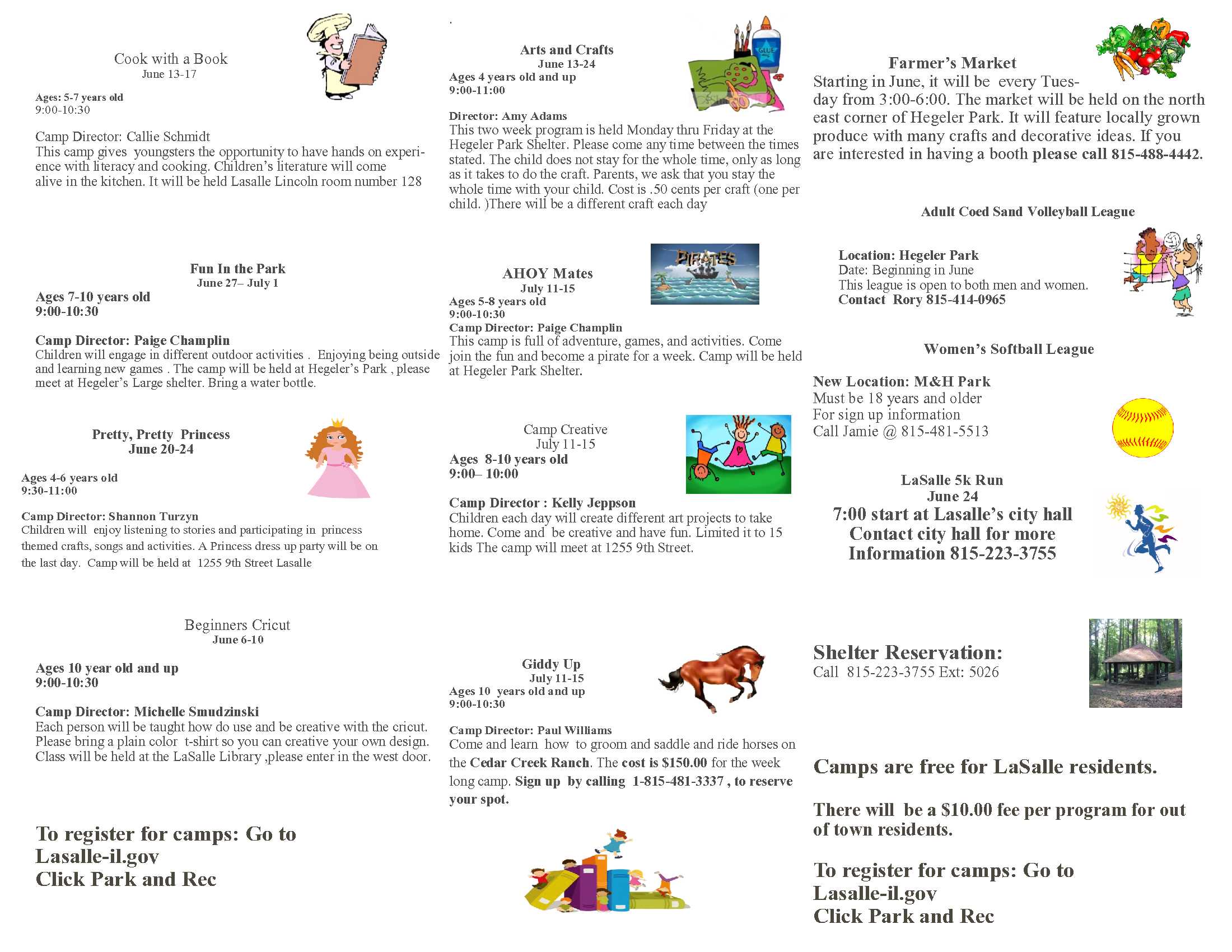 Summer Camps Page 2